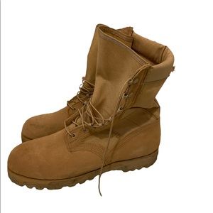 Tan Army combat/tactical boots, excellent condition, size 13, hot weather boots.